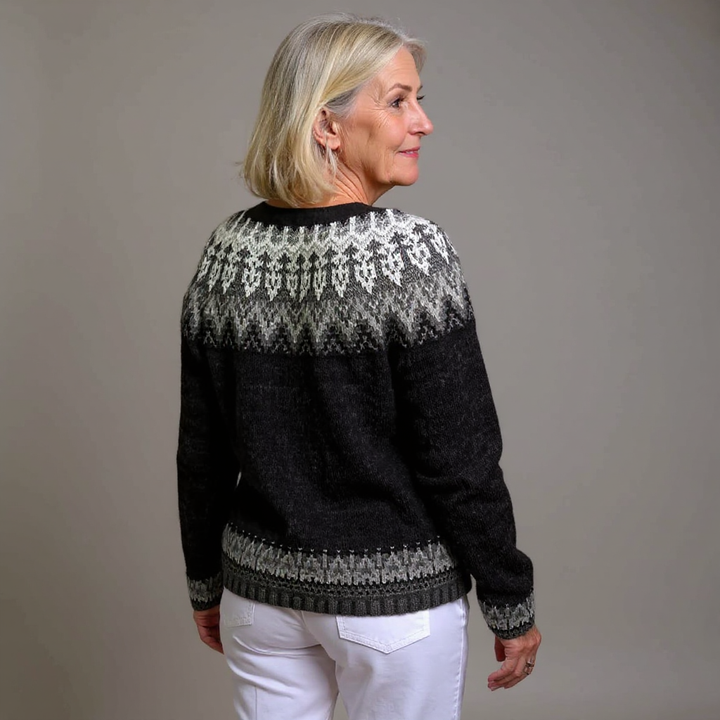 Nevaeh | Vintage islandsk ull cardigan
