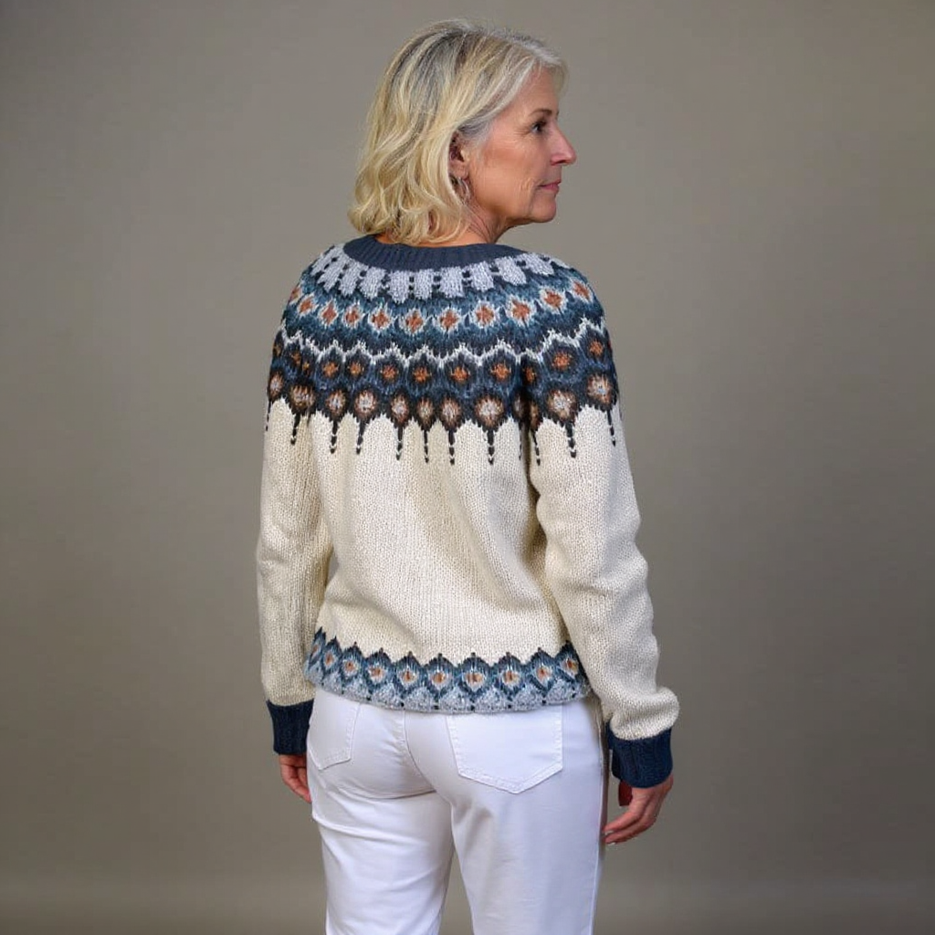 Kylie | Vintage Islandsk Ull Cardigan