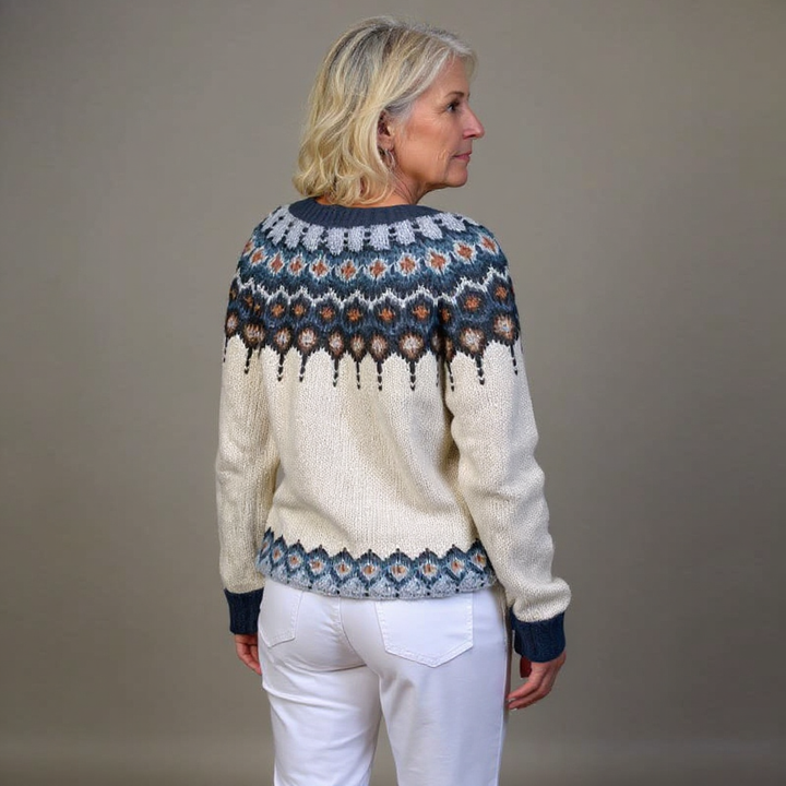 Kylie | Vintage Islandsk Ull Cardigan
