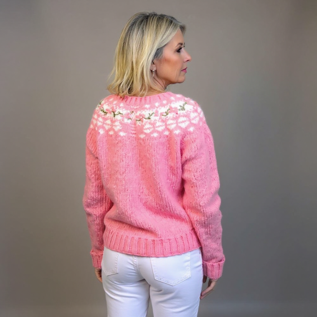 Vivian | Vintage islandsk ullcardigan