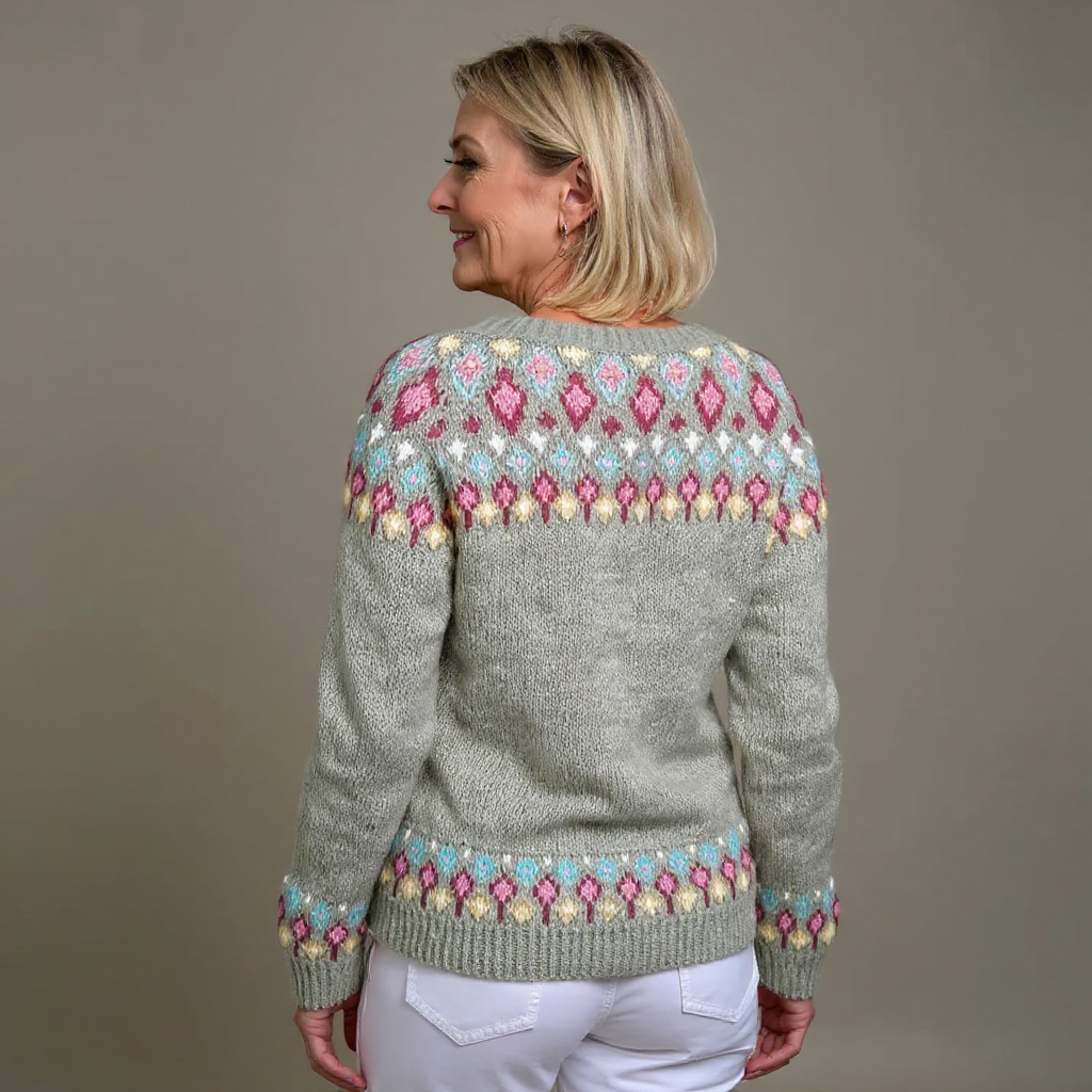 Madeline | Vintage Islandsk Ull Cardigan