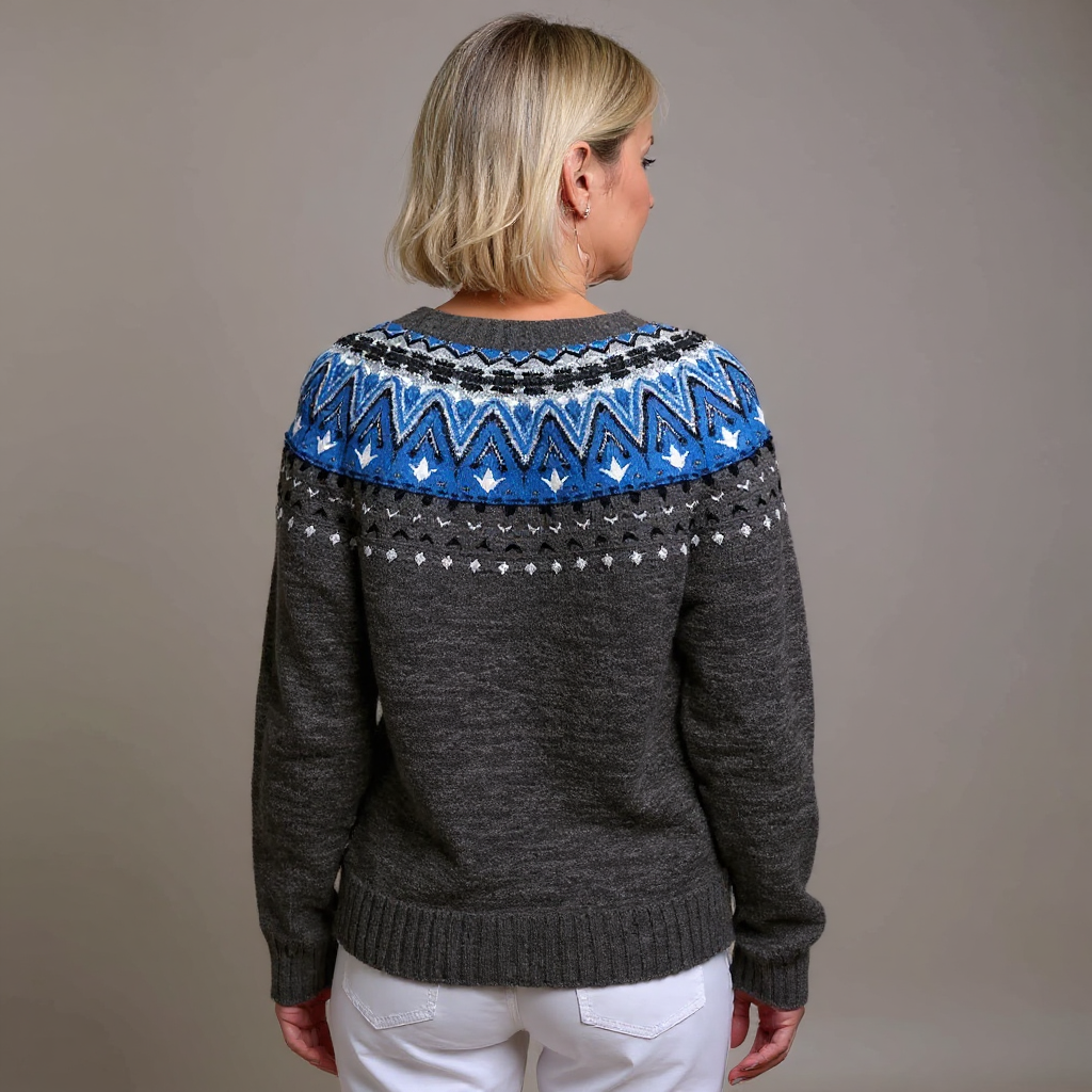 Jade | Vintage Islandsk Ull Cardigan