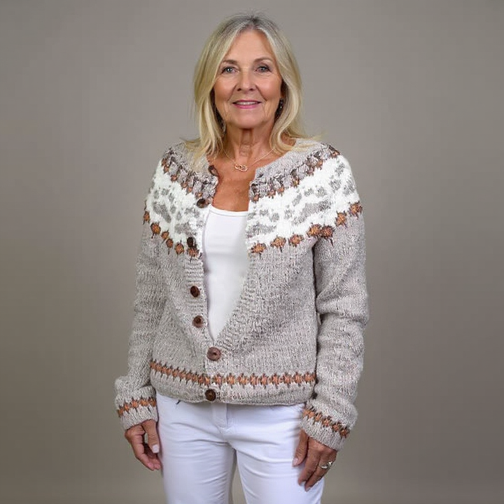 Emery | Vintage islandsk ull cardigan