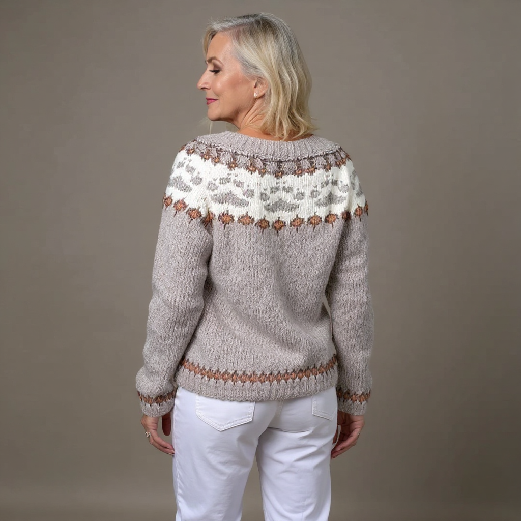 Emery | Vintage islandsk ull cardigan