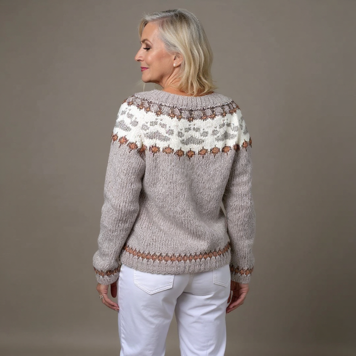 Emery | Vintage islandsk ull cardigan