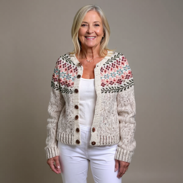 Madelyne | Vintage Islandsk Ull Cardigan