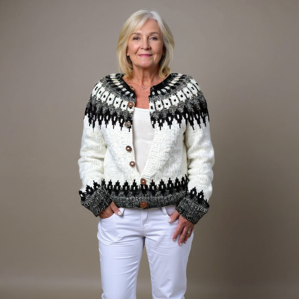 Alexa | Vintage Islandsk Ull Cardigan
