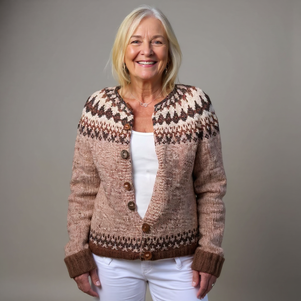 Ariana | Vintage islandsk ullcardigan