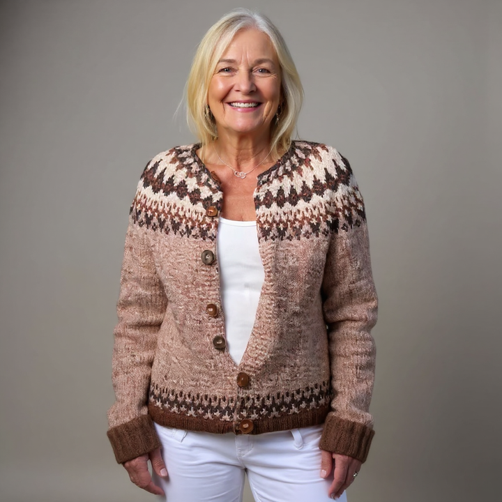 Ariana | Vintage islandsk ullcardigan