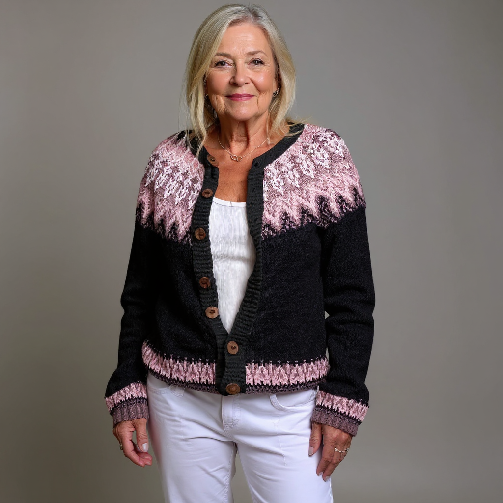 Lydia | Vintage islandsk ull cardigan