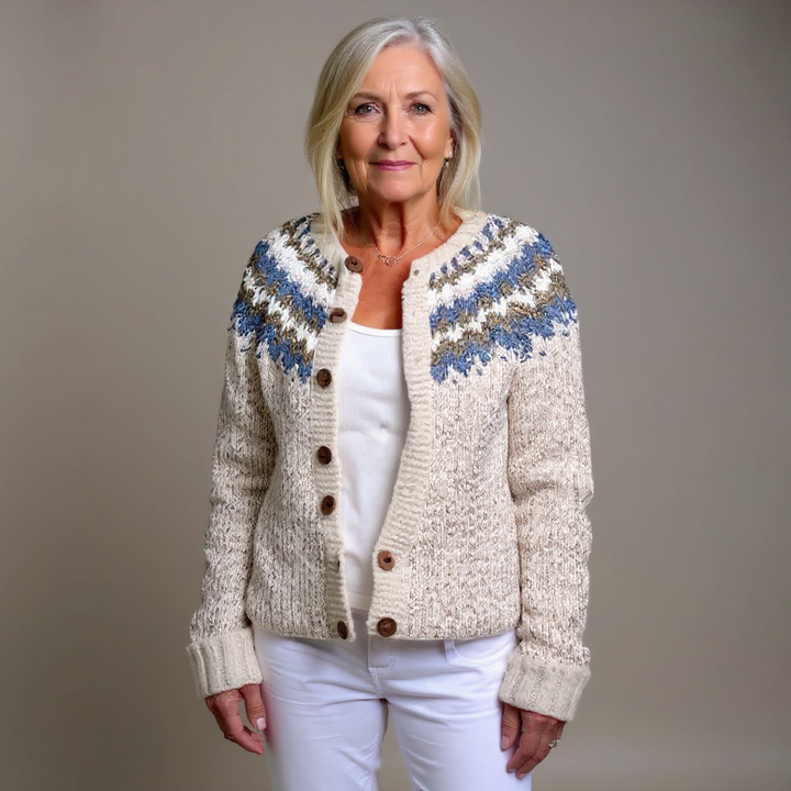 Peyton | Vintage Islandsk Ull Cardigan