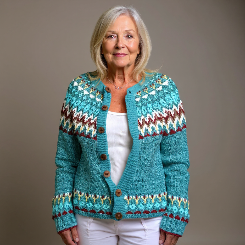 Serenity | Vintage Islandsk Ull Cardigan