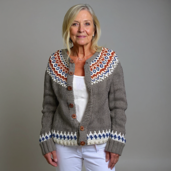 Gabriella | Vintage Islandsull Cardigan