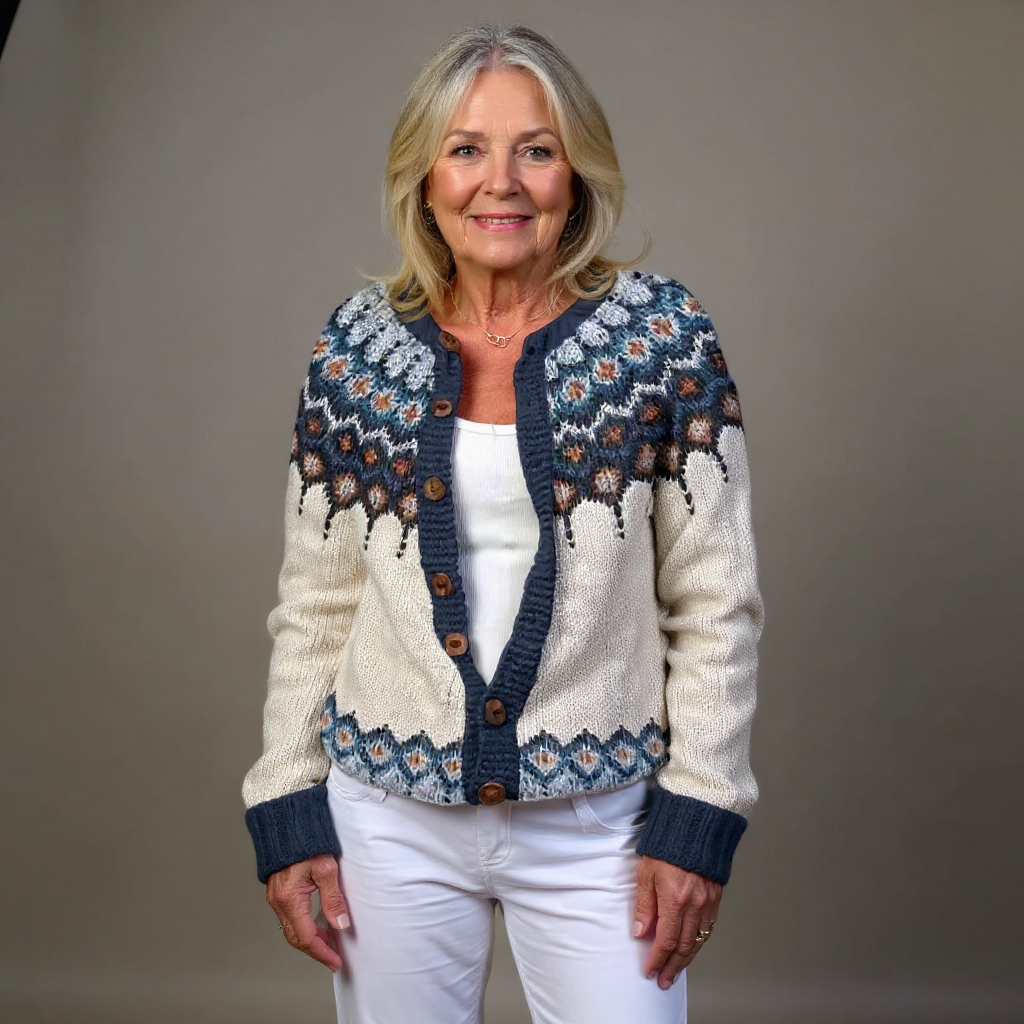 Kylie | Vintage Islandsk Ull Cardigan