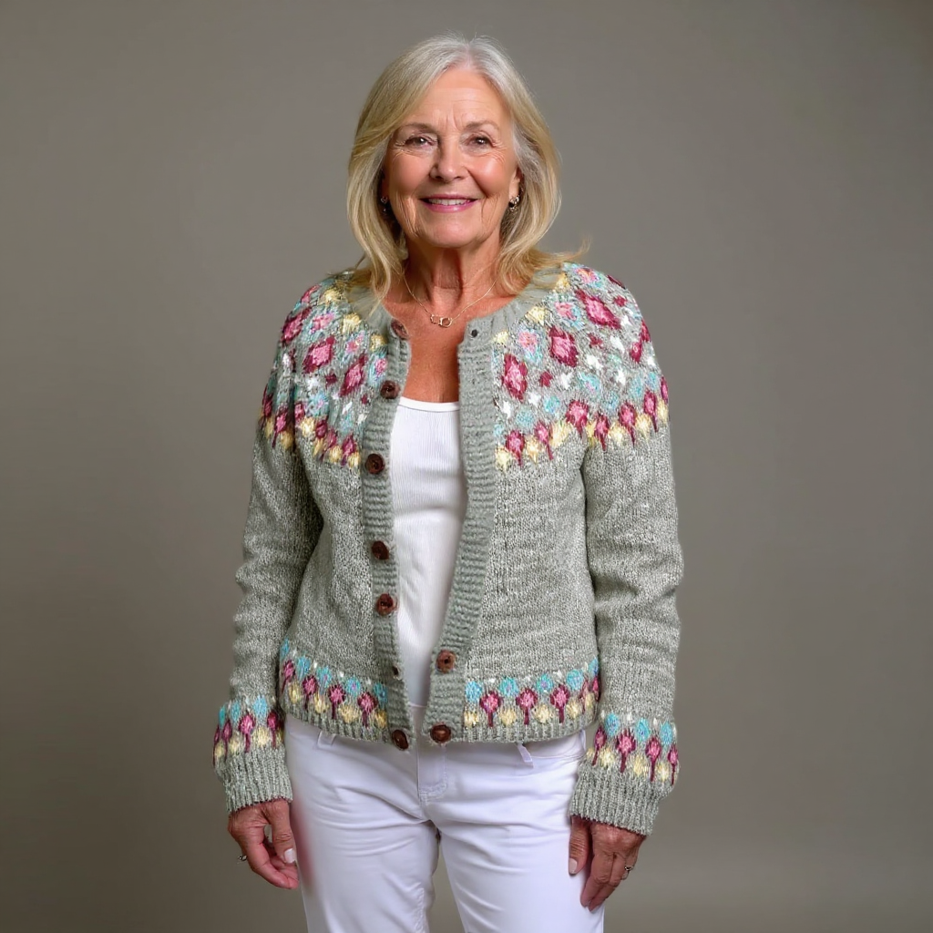 Madeline | Vintage Islandsk Ull Cardigan