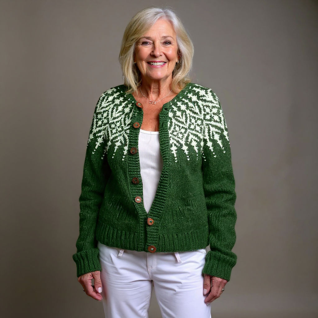 Brienne | Vintage islandsk ull cardigan