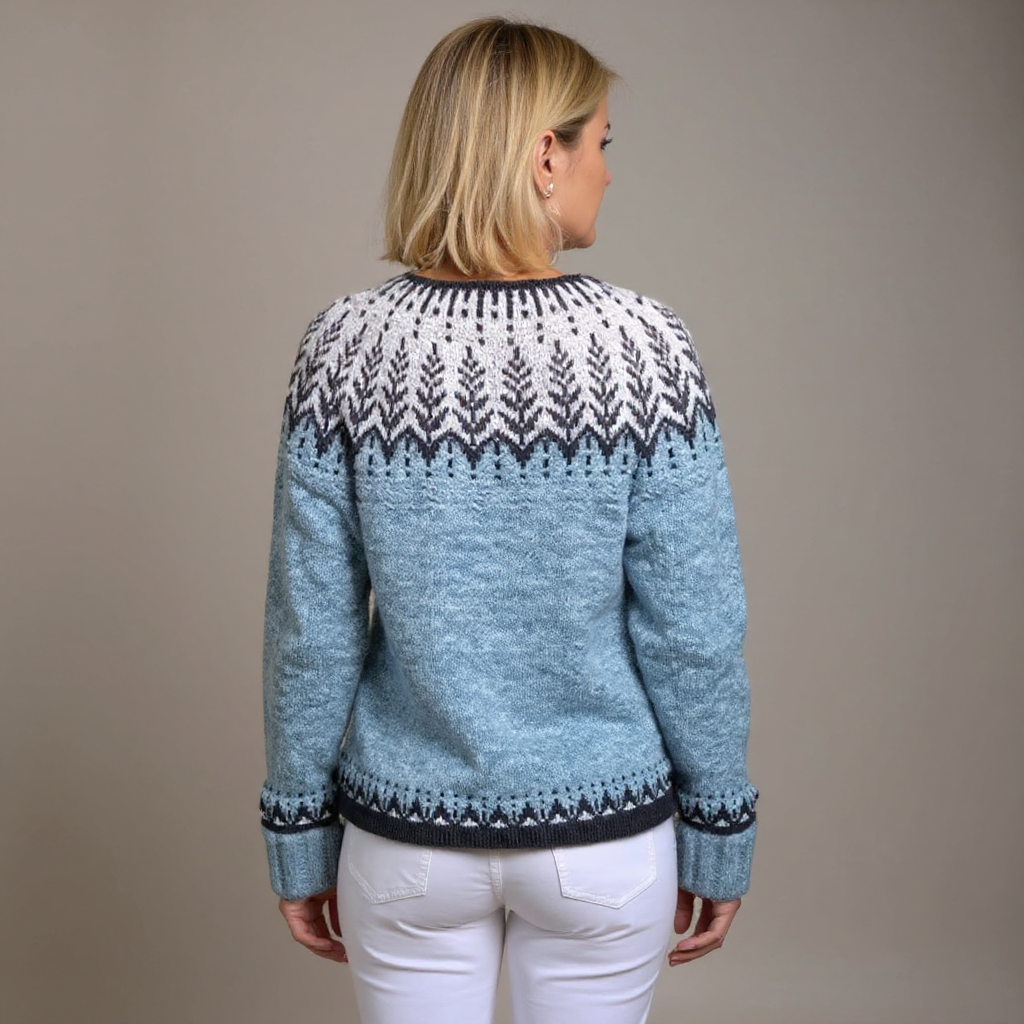 Clara | Vintage islandsk ull cardigan