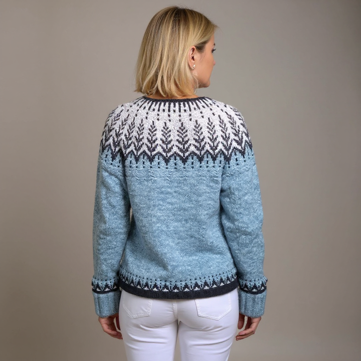 Clara | Vintage islandsk ull cardigan