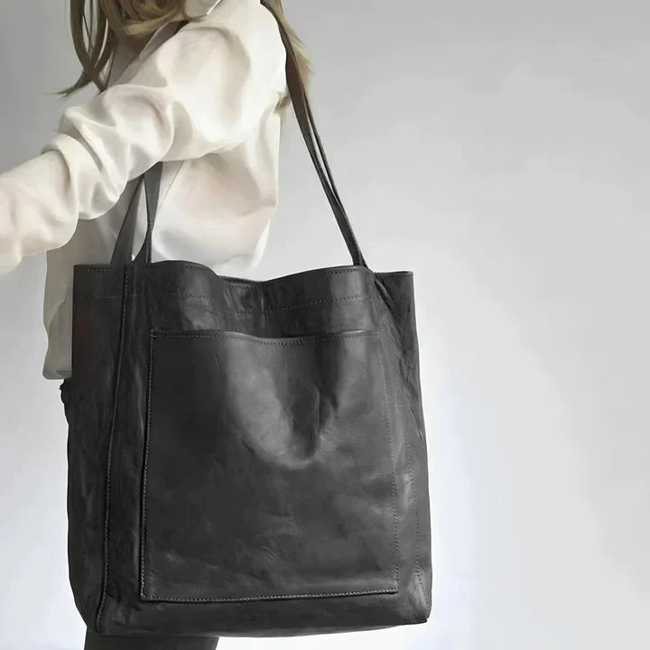 Elysia - Klassisk Lær Tote