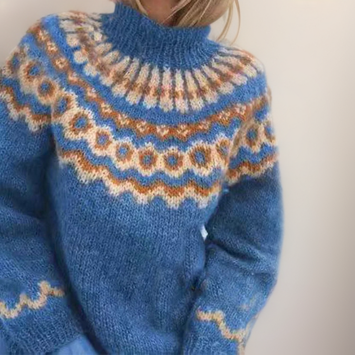 Olivia | Koselig høyhalset genser